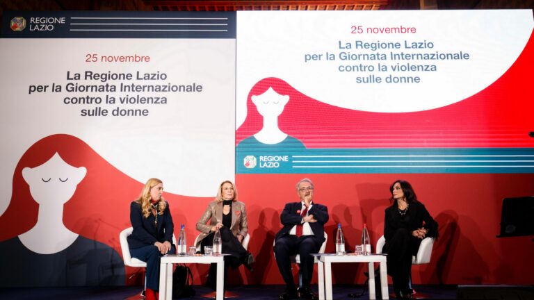 La Regione Lazio per la Giornata internazionale contro la violenza sulle donne